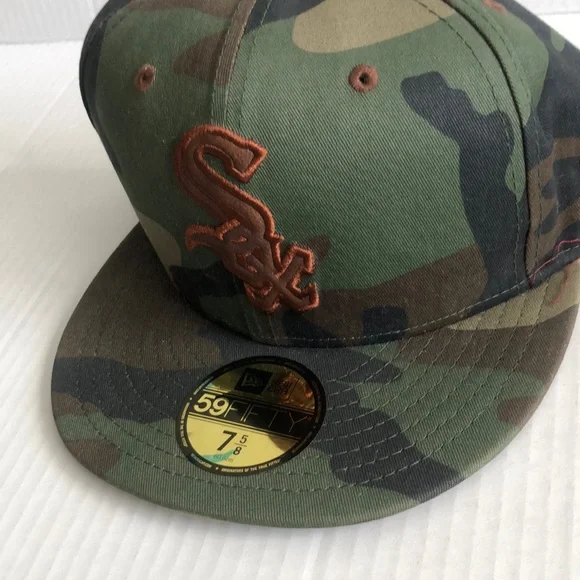 New Era Camo Sox Fitted Cap - Picture 8 of 8